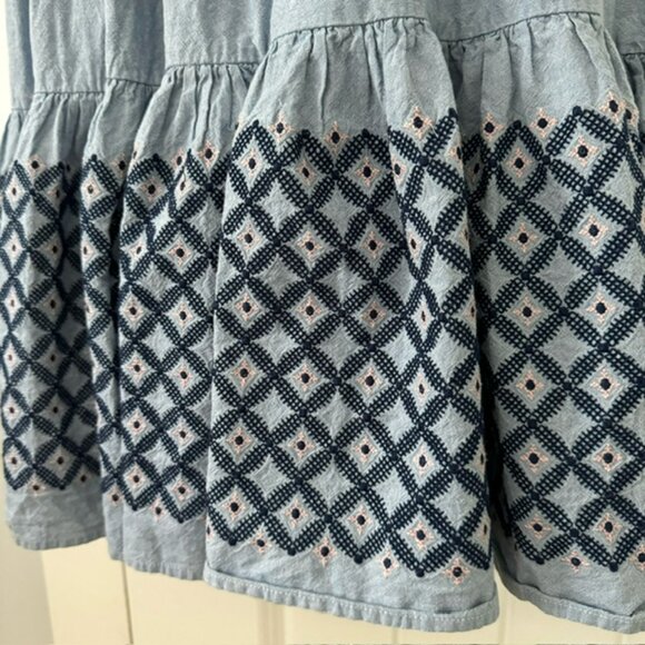 Rebecca Minkoff Chambray Maxi Sundress M - Picture 2 of 3